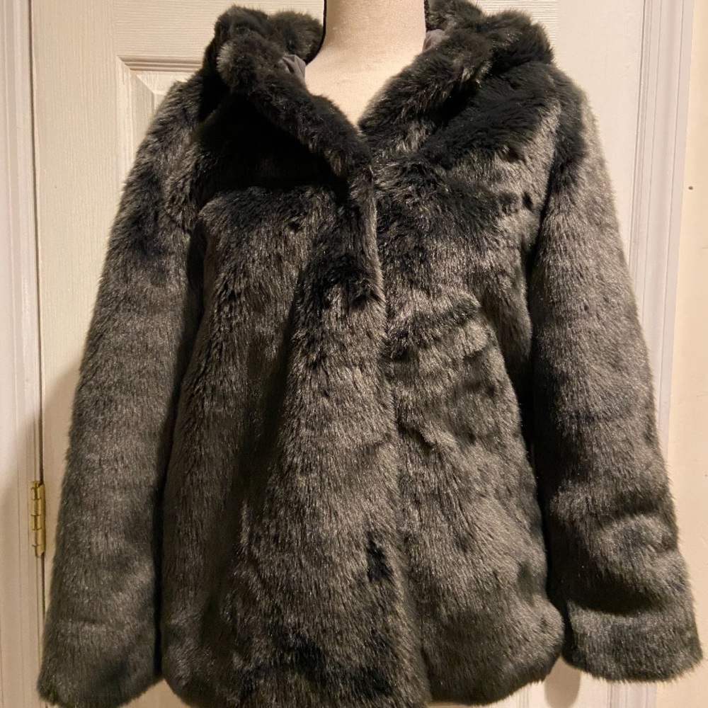 Zara fur coat